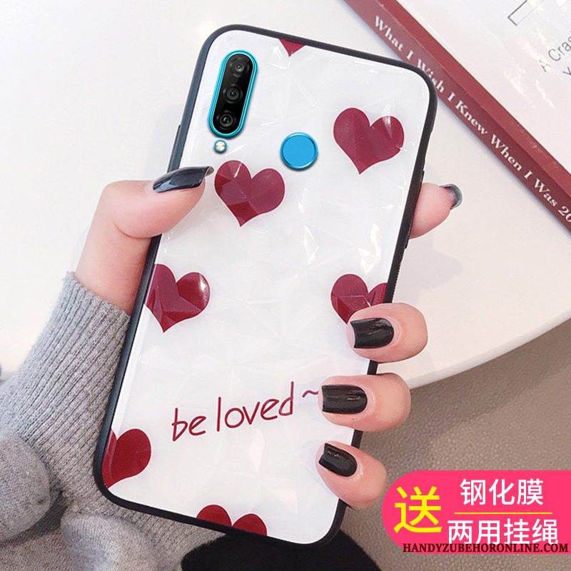 Etui Huawei P30 Lite Hærdning Skærmbeskyttelse, Cover Huawei P30 Lite Trend Telefon