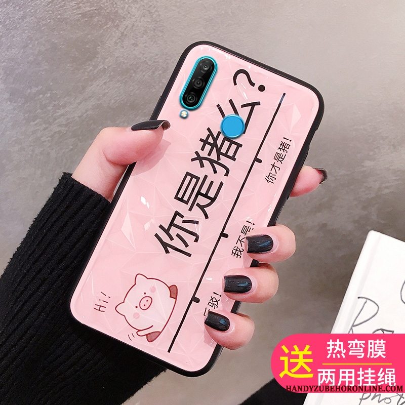 Etui Huawei P30 Lite Hærdning Skærmbeskyttelse, Cover Huawei P30 Lite Trend Telefon