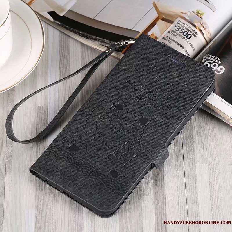 Etui Huawei P30 Lite Læder Anti-fald Business, Cover Huawei P30 Lite Tasker Telefontrendy