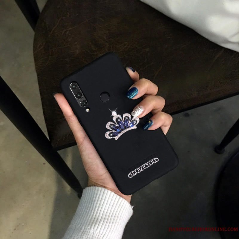 Etui Huawei P30 Lite Silikone Nubuck Lyserød, Cover Huawei P30 Lite Tasker Anti-fald Telefon