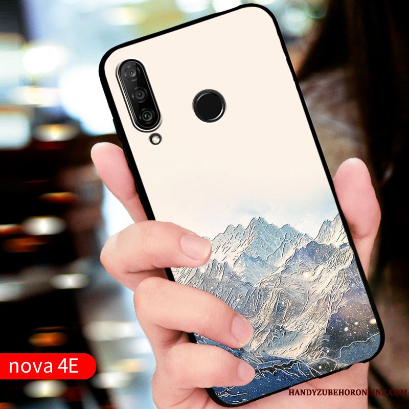 Etui Huawei P30 Lite Silikone Rød Tilpas, Cover Huawei P30 Lite Beskyttelse Telefonanti-fald