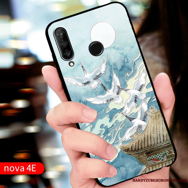 Etui Huawei P30 Lite Silikone Rød Tilpas, Cover Huawei P30 Lite Beskyttelse Telefonanti-fald