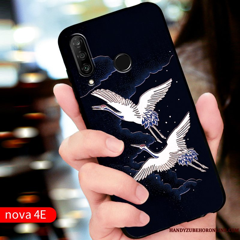 Etui Huawei P30 Lite Silikone Rød Tilpas, Cover Huawei P30 Lite Beskyttelse Telefonanti-fald