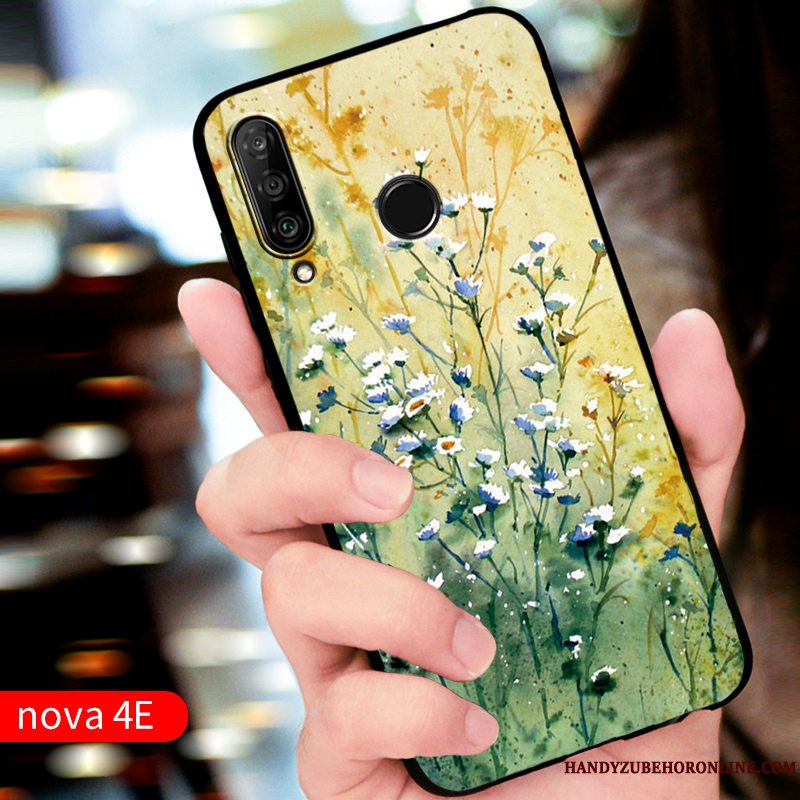 Etui Huawei P30 Lite Silikone Rød Tilpas, Cover Huawei P30 Lite Beskyttelse Telefonanti-fald