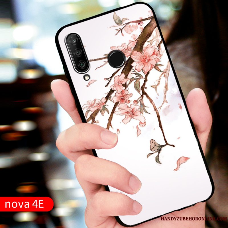 Etui Huawei P30 Lite Silikone Rød Tilpas, Cover Huawei P30 Lite Beskyttelse Telefonanti-fald