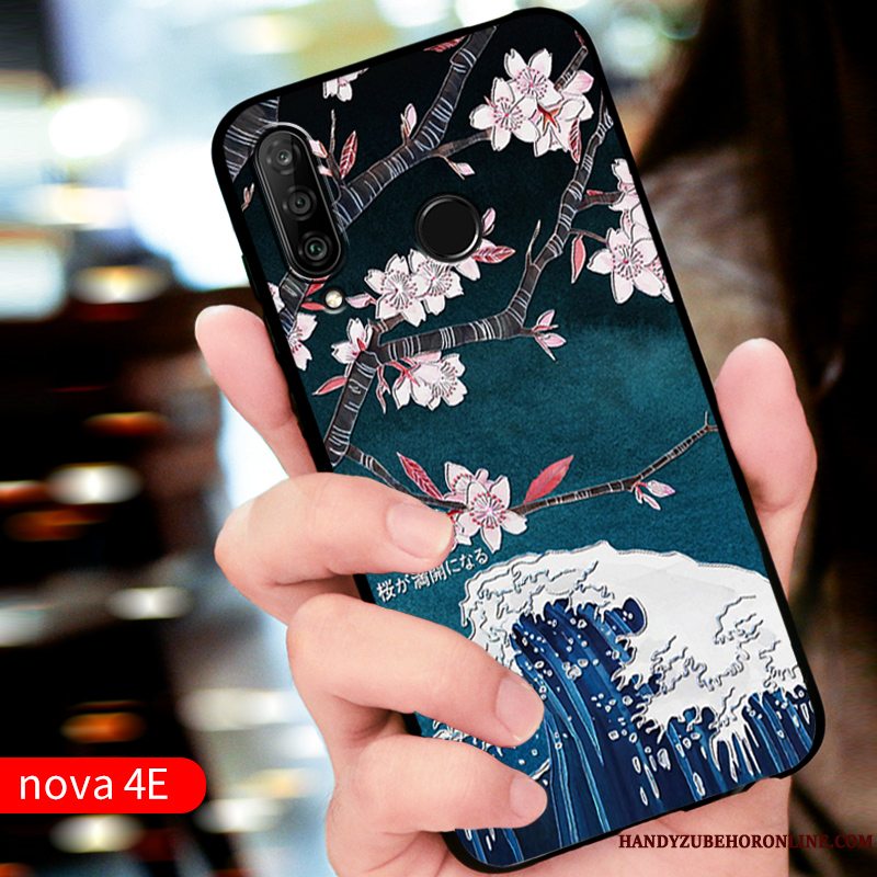 Etui Huawei P30 Lite Silikone Rød Tilpas, Cover Huawei P30 Lite Beskyttelse Telefonanti-fald