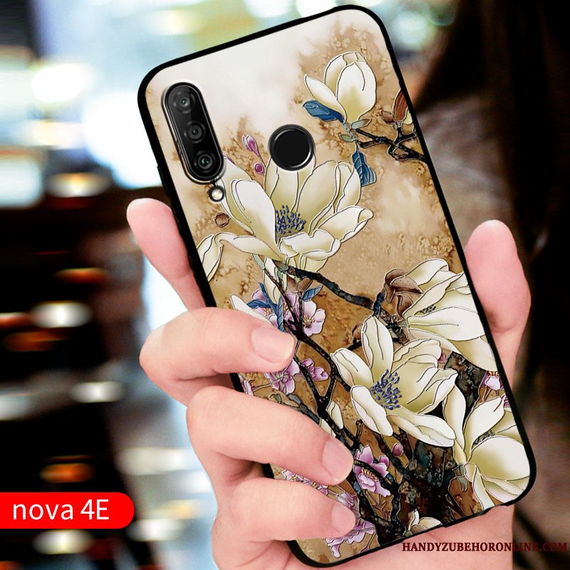 Etui Huawei P30 Lite Silikone Rød Tilpas, Cover Huawei P30 Lite Beskyttelse Telefonanti-fald