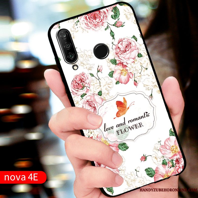 Etui Huawei P30 Lite Silikone Rød Tilpas, Cover Huawei P30 Lite Beskyttelse Telefonanti-fald