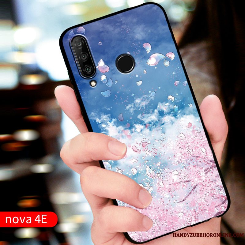 Etui Huawei P30 Lite Silikone Rød Tilpas, Cover Huawei P30 Lite Beskyttelse Telefonanti-fald