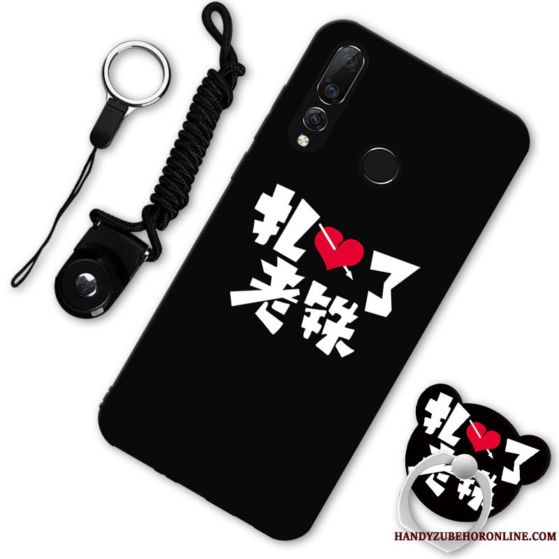 Etui Huawei P30 Lite Support Rød Telefon, Cover Huawei P30 Lite Blød Trend