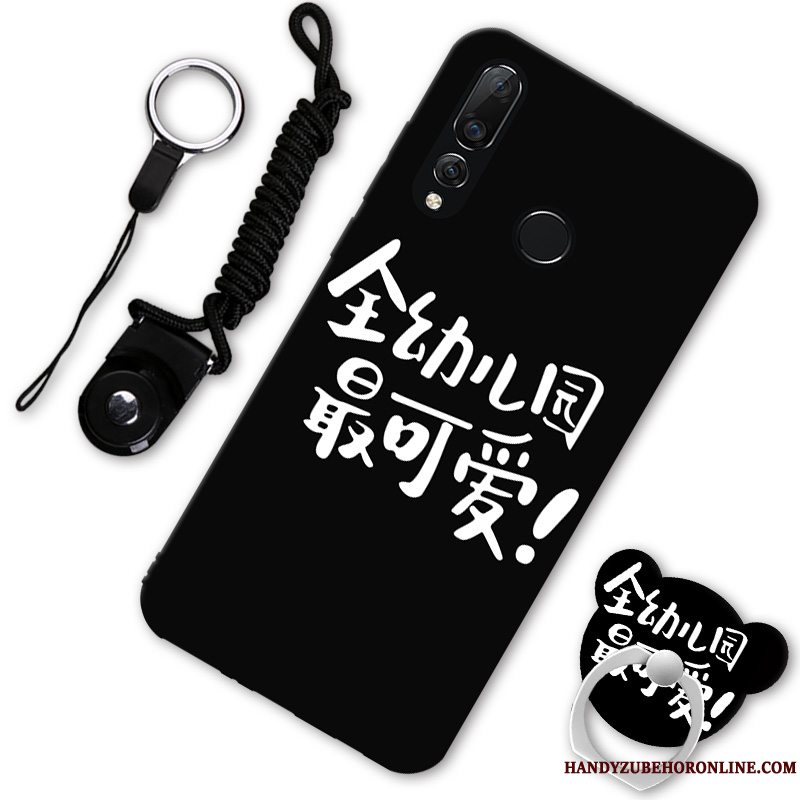 Etui Huawei P30 Lite Support Rød Telefon, Cover Huawei P30 Lite Blød Trend