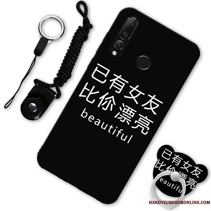 Etui Huawei P30 Lite Support Rød Telefon, Cover Huawei P30 Lite Blød Trend