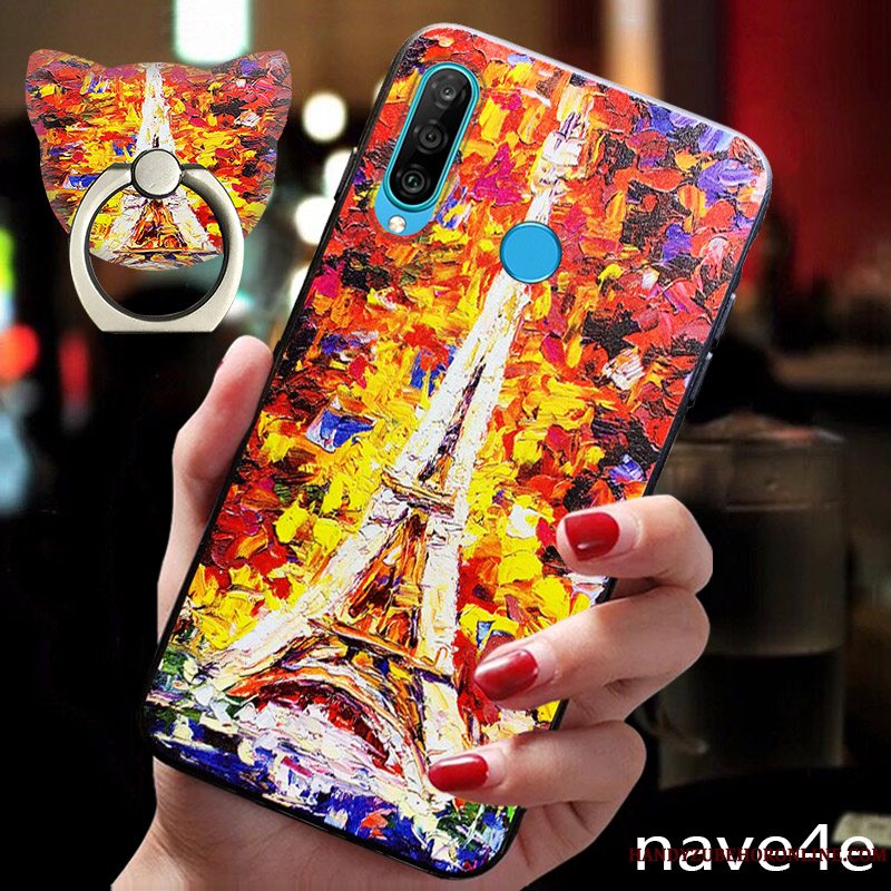 Etui Huawei P30 Lite Tasker Net Red Anti-fald, Cover Huawei P30 Lite Kreativ Af Personlighed Trendy