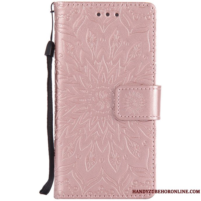 Etui Huawei P30 Lite Tasker Telefonrød, Cover Huawei P30 Lite Læder Anti-fald