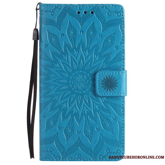 Etui Huawei P30 Lite Tasker Telefonrød, Cover Huawei P30 Lite Læder Anti-fald