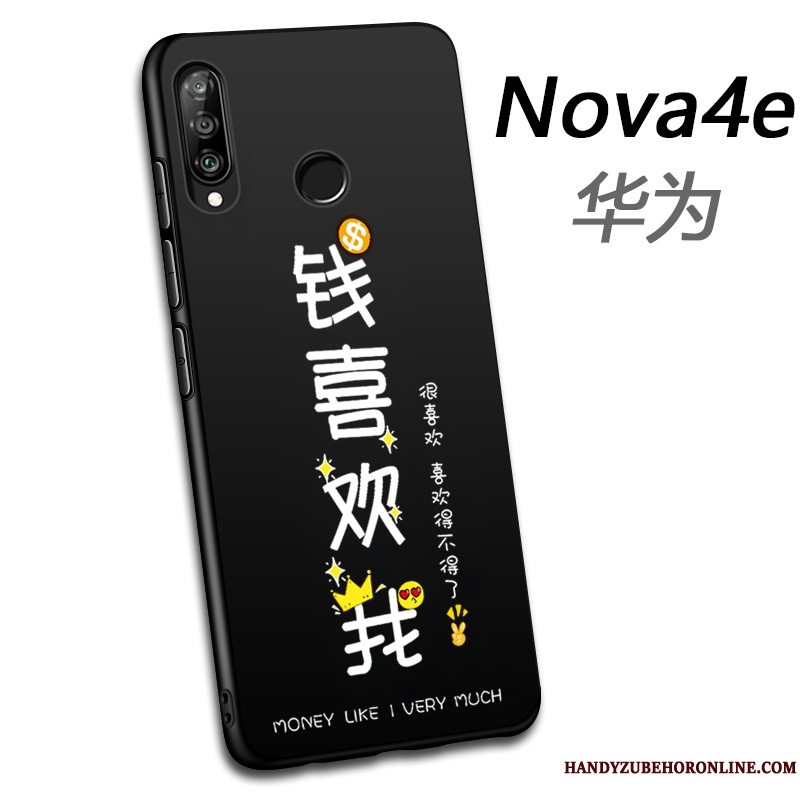 Etui Huawei P30 Lite Tasker Telefonsmuk, Cover Huawei P30 Lite Beskyttelse Sort