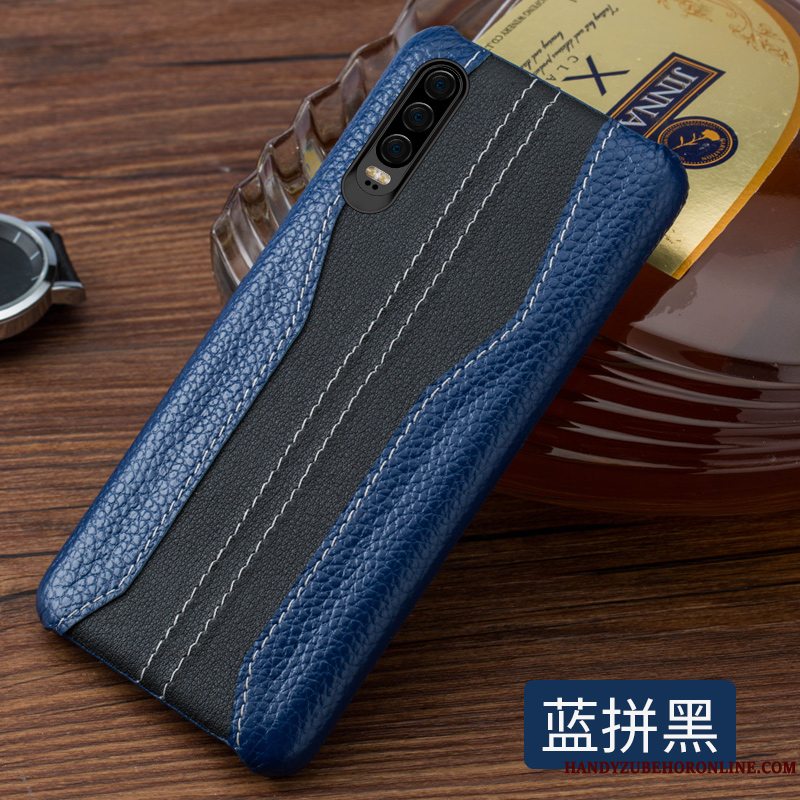 Etui Huawei P30 Læder Af Personlighed Trendy, Cover Huawei P30 Kreativ Ny Cow