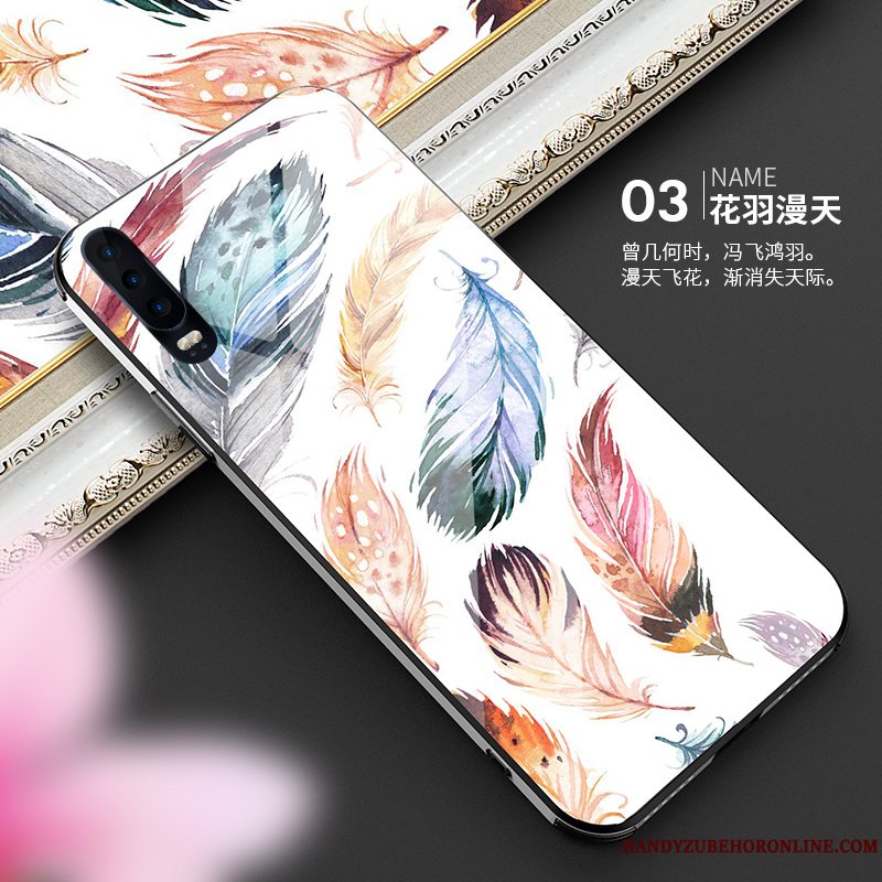 Etui Huawei P30 Mode Tynd Telefon, Cover Huawei P30 Silikone Hængende Ornamenter High End