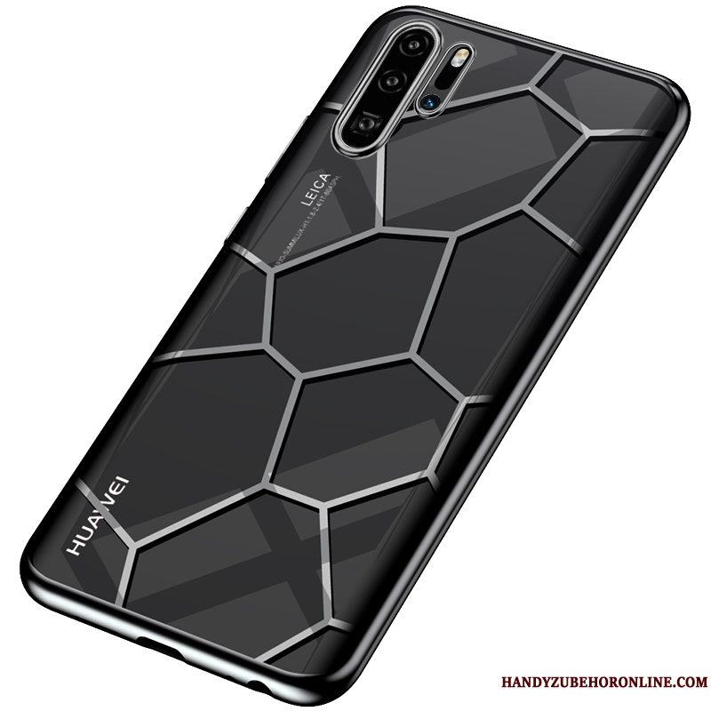 Etui Huawei P30 Pro Beskyttelse Anti-fald Belægning, Cover Huawei P30 Pro Kreativ Gennemsigtig Af Personlighed