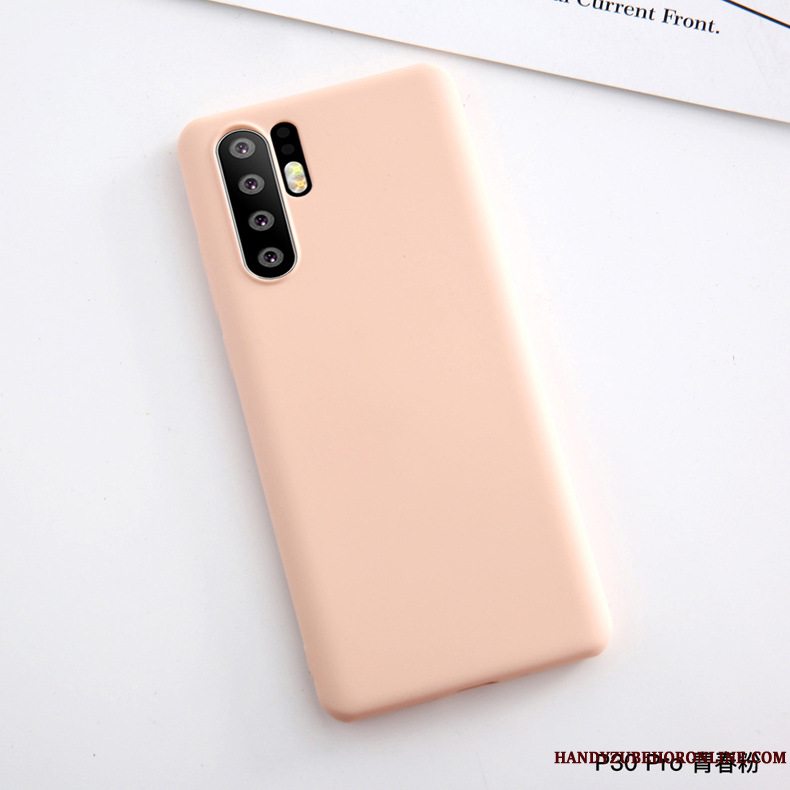 Etui Huawei P30 Pro Blød Anti-fald Tynd, Cover Huawei P30 Pro Tasker Telefonrød