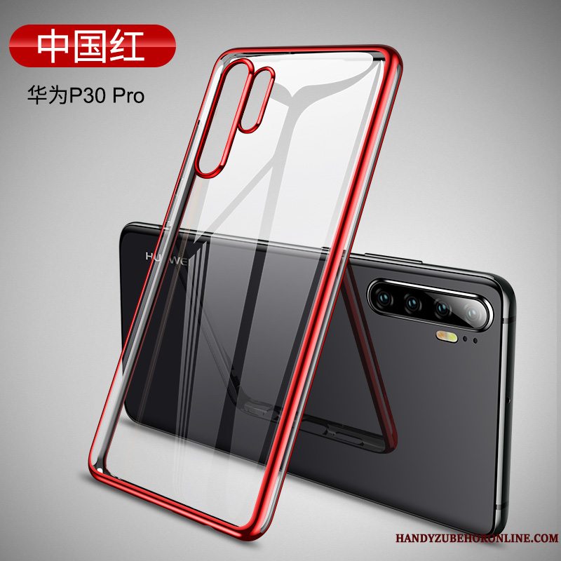 Etui Huawei P30 Pro Blød Trendy High End, Cover Huawei P30 Pro Tasker Gennemsigtig Spejl