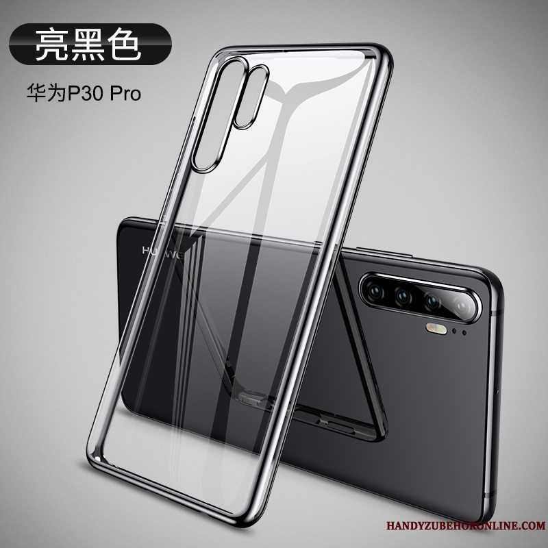 Etui Huawei P30 Pro Blød Trendy High End, Cover Huawei P30 Pro Tasker Gennemsigtig Spejl