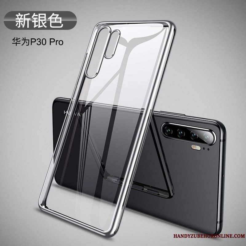 Etui Huawei P30 Pro Blød Trendy High End, Cover Huawei P30 Pro Tasker Gennemsigtig Spejl