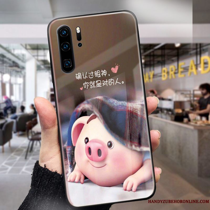 Etui Huawei P30 Pro Cartoon High End Telefon, Cover Huawei P30 Pro Beskyttelse Lille Sektion Rød