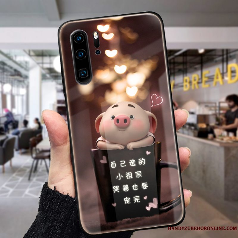 Etui Huawei P30 Pro Cartoon High End Telefon, Cover Huawei P30 Pro Beskyttelse Lille Sektion Rød