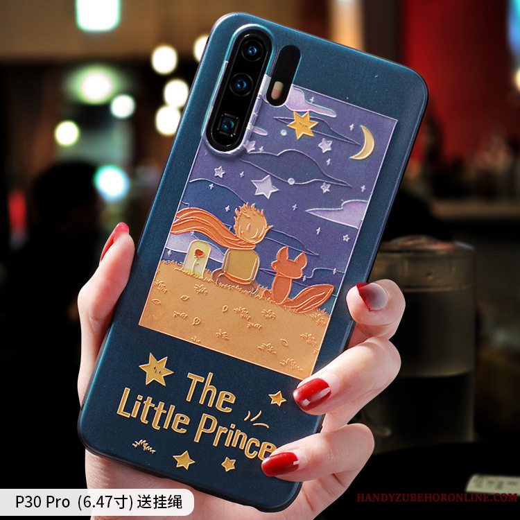 Etui Huawei P30 Pro Cartoon Trend Anti-fald, Cover Huawei P30 Pro Tasker Nubuck Smuk