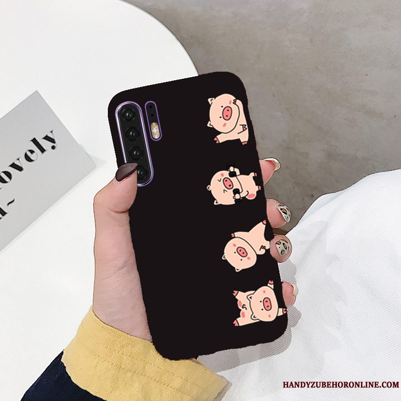 Etui Huawei P30 Pro Cartoon Trendy Rød, Cover Huawei P30 Pro Silikone Smuk Telefon