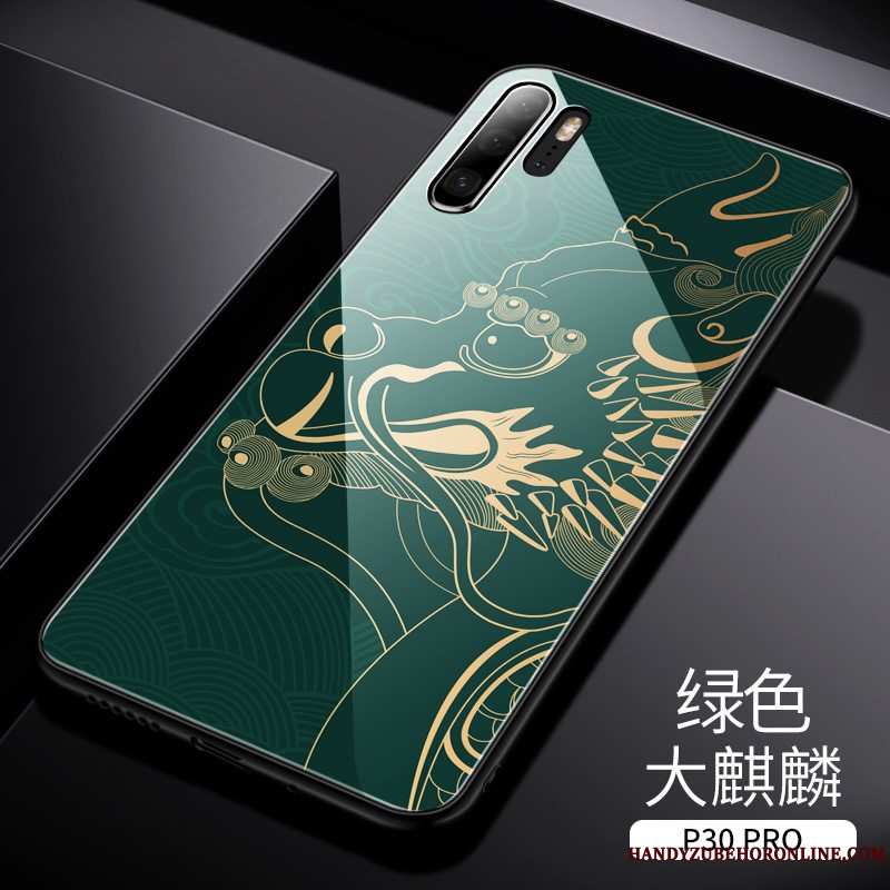 Etui Huawei P30 Pro Kreativ High End Af Personlighed, Cover Huawei P30 Pro Tasker Telefonkinesisk Stil