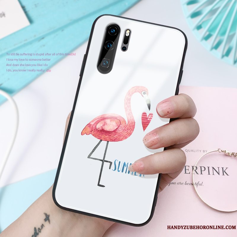 Etui Huawei P30 Pro Kreativ Smuk Trendy, Cover Huawei P30 Pro Glas Tynd