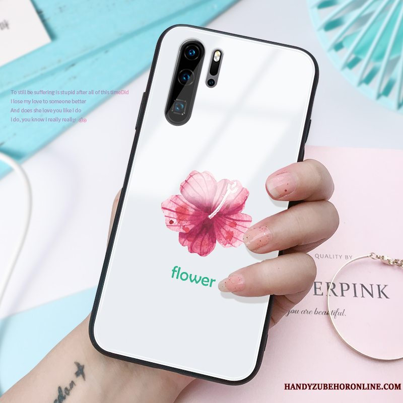 Etui Huawei P30 Pro Kreativ Smuk Trendy, Cover Huawei P30 Pro Glas Tynd