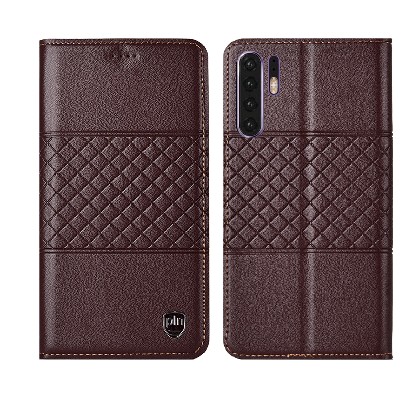 Etui Huawei P30 Pro Læder Anti-fald Telefon, Cover Huawei P30 Pro Folio Gul Ny