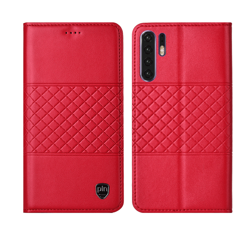 Etui Huawei P30 Pro Læder Anti-fald Telefon, Cover Huawei P30 Pro Folio Gul Ny