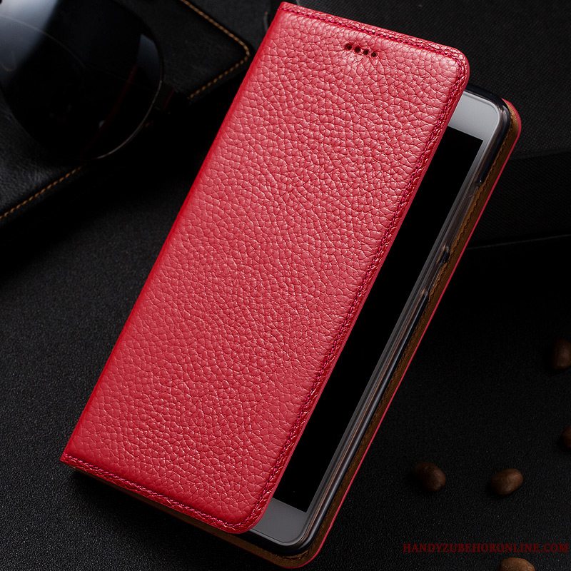 Etui Huawei P30 Pro Læder Telefonsort, Cover Huawei P30 Pro Tasker Mønster Litchi