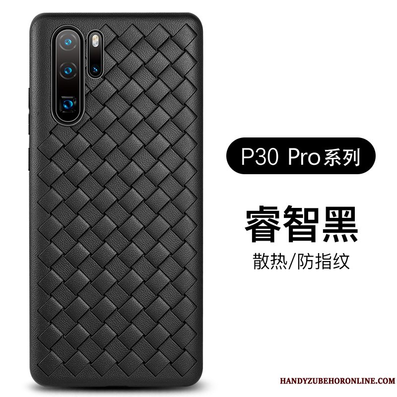Etui Huawei P30 Pro Tasker Business Strikkede, Cover Huawei P30 Pro Blød Mønster Åndbar