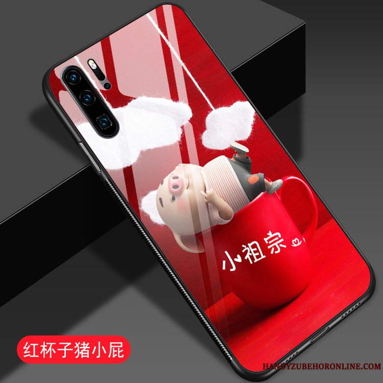Etui Huawei P30 Pro Tasker Glas Hård, Cover Huawei P30 Pro Kreativ Spejl Telefon
