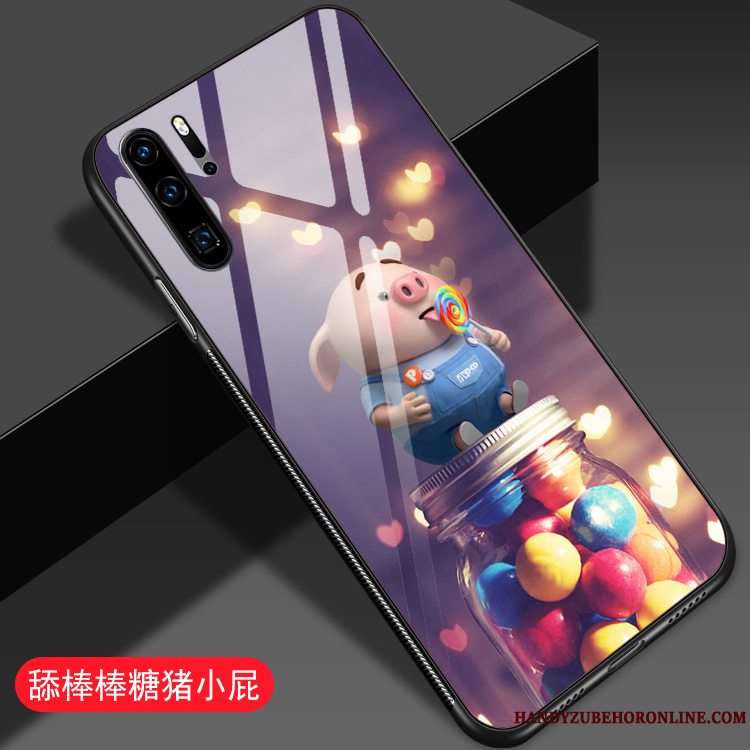 Etui Huawei P30 Pro Tasker Glas Hård, Cover Huawei P30 Pro Kreativ Spejl Telefon