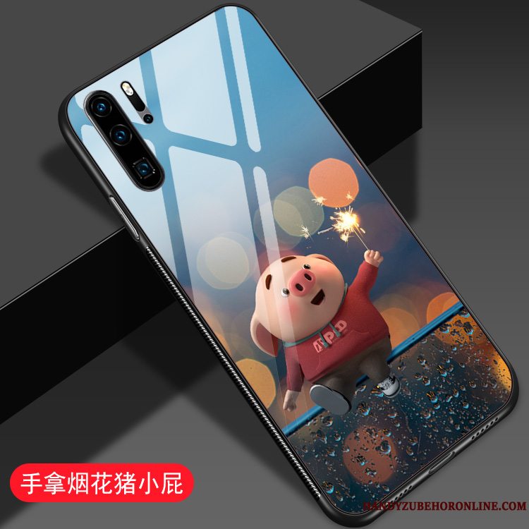 Etui Huawei P30 Pro Tasker Glas Hård, Cover Huawei P30 Pro Kreativ Spejl Telefon