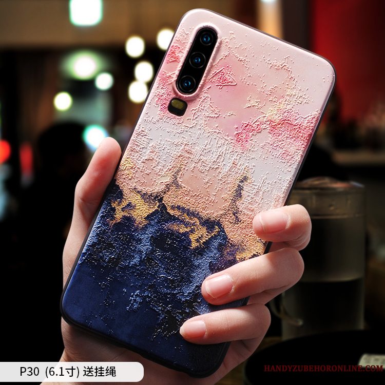 Etui Huawei P30 Tasker Hængende Ornamenter Telefon, Cover Huawei P30 Kreativ Af Personlighed Ny