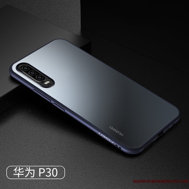 Etui Huawei P30 Tasker Mønster Sort, Cover Huawei P30 Silikone Anti-fald Nubuck