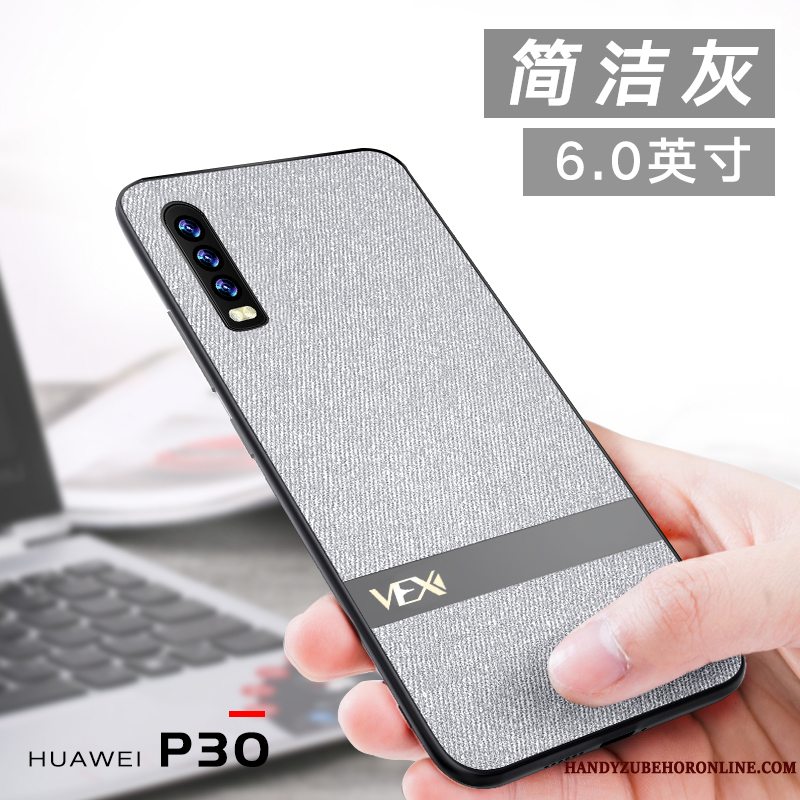 Etui Huawei P30 Tasker Simple Mønster, Cover Huawei P30 Blød Tynd Af Personlighed