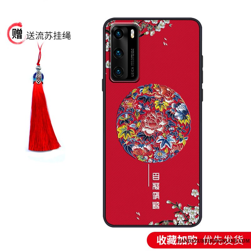 Etui Huawei P40 Beskyttelse Anti-fald Palads, Cover Huawei P40 Blød Vind Tynd