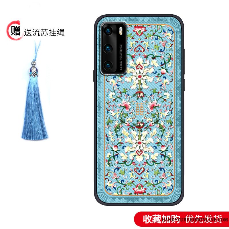 Etui Huawei P40 Beskyttelse Anti-fald Palads, Cover Huawei P40 Blød Vind Tynd