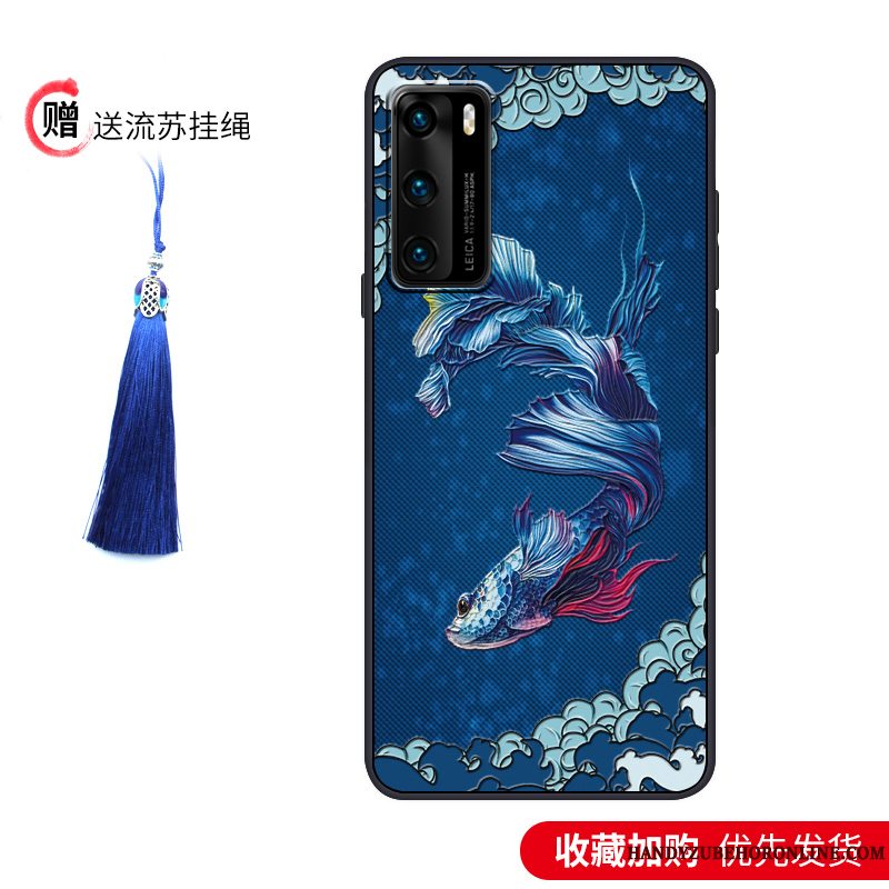 Etui Huawei P40 Beskyttelse Anti-fald Palads, Cover Huawei P40 Blød Vind Tynd