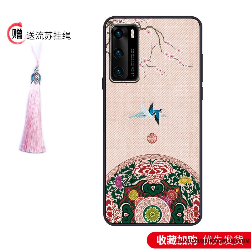 Etui Huawei P40 Beskyttelse Anti-fald Palads, Cover Huawei P40 Blød Vind Tynd