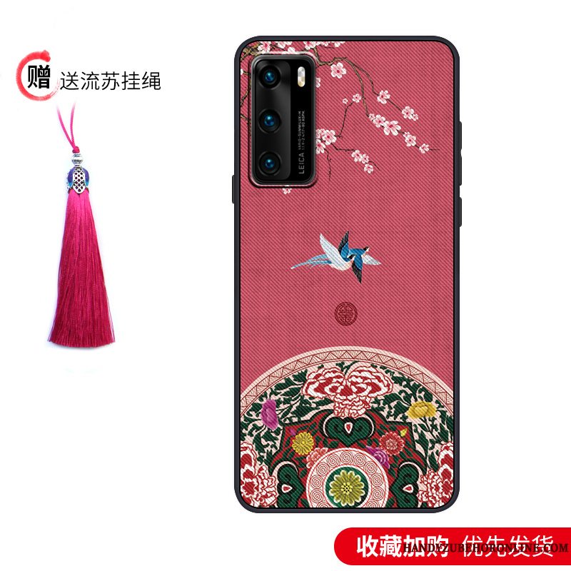 Etui Huawei P40 Beskyttelse Anti-fald Palads, Cover Huawei P40 Blød Vind Tynd