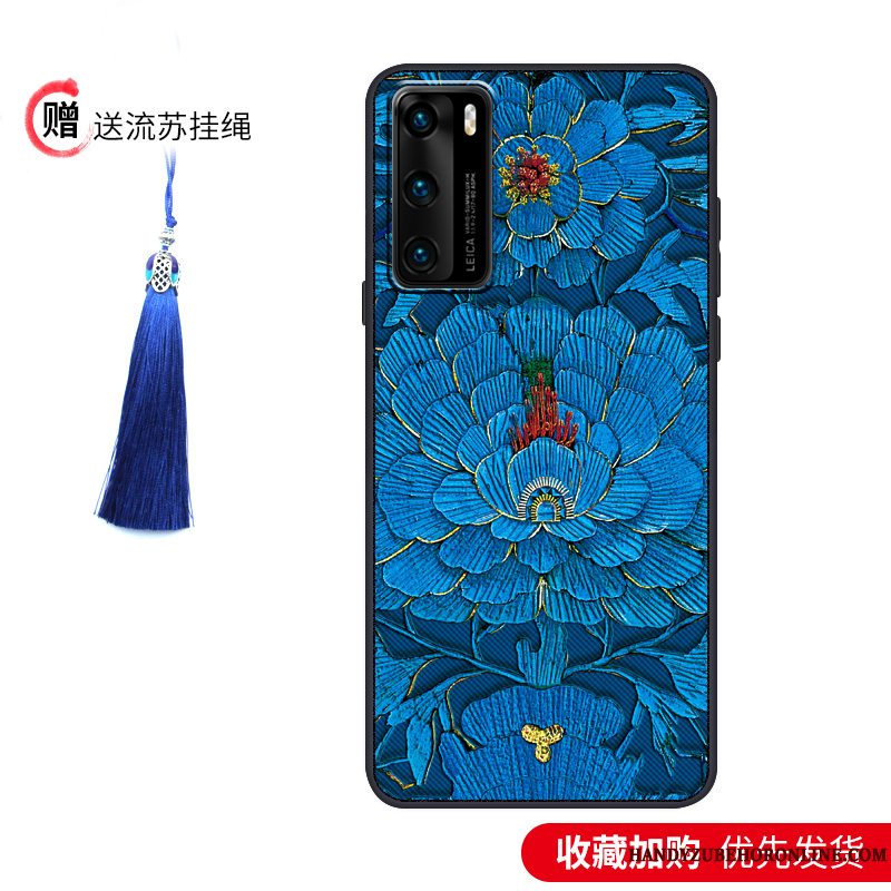 Etui Huawei P40 Beskyttelse Anti-fald Palads, Cover Huawei P40 Blød Vind Tynd